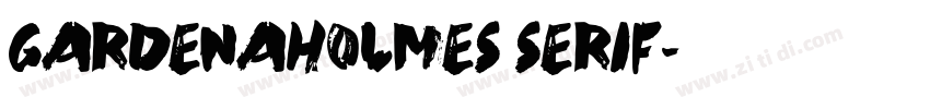 GardenaHolmes Serif字体转换